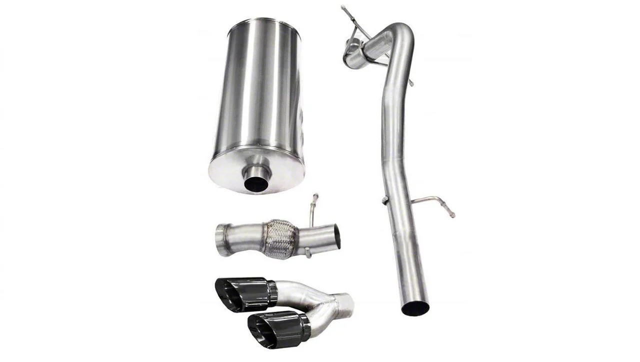Corsa Performance Sport Single Exhaust System with Black Tips; Side Exit (11-14 Yukon Denali)