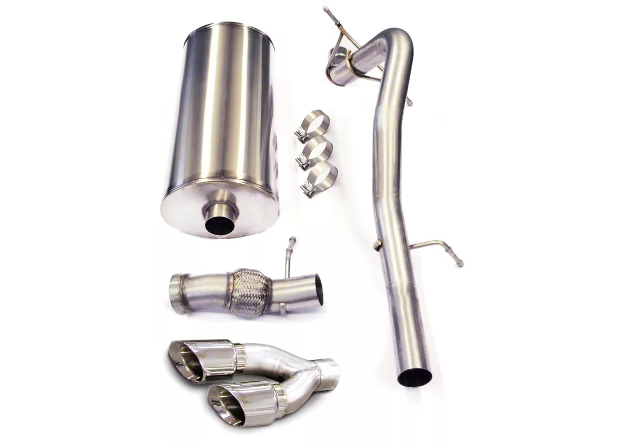 Corsa Performance Sport Single Exhaust System with Polished Tips; Side Exit (11-14 Yukon Denali)