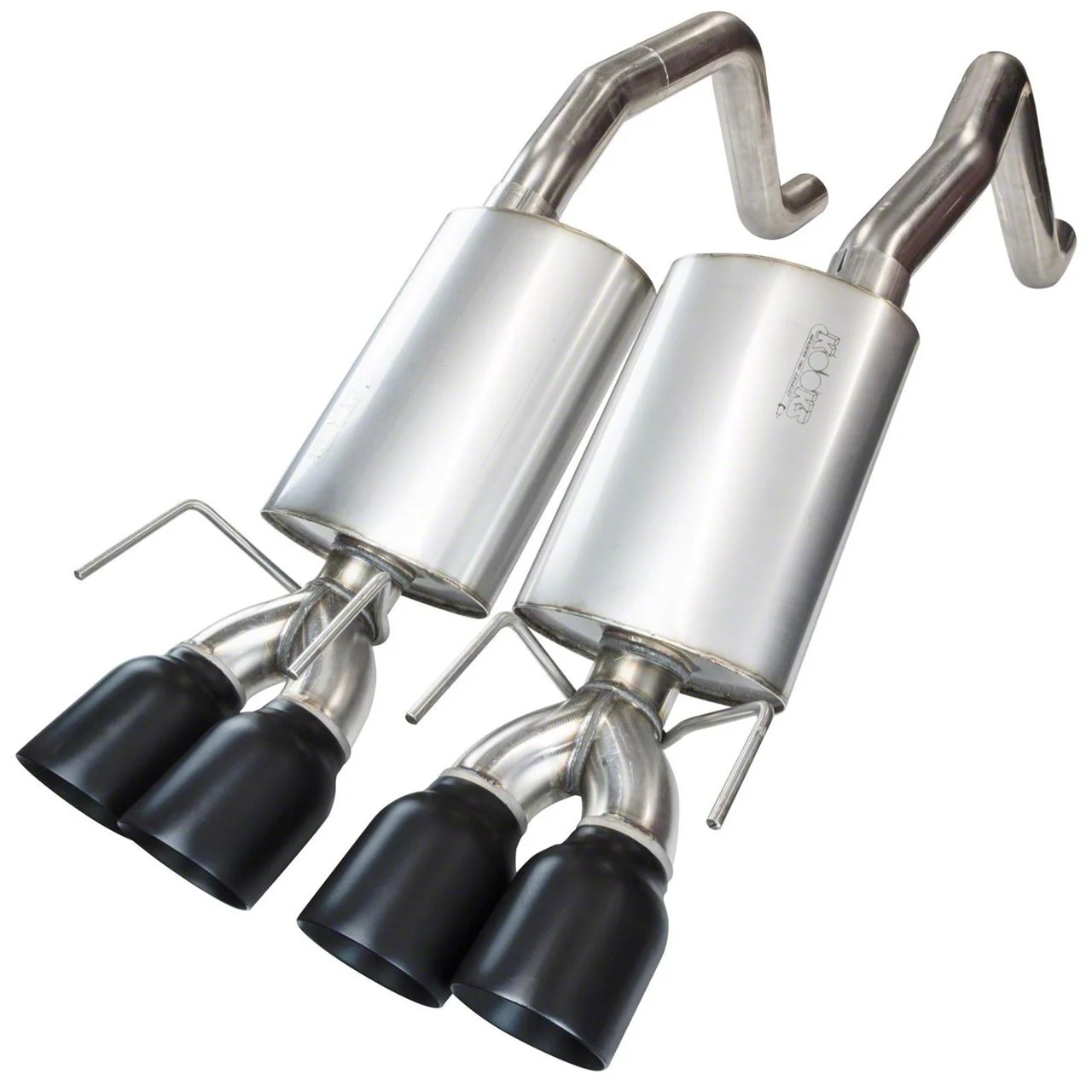 Axle-Back Exhaust with Black Quad Tips (05-13 Corvette C6)