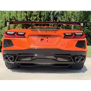 FUSION Axle-Back Exhaust System with Speedway Black Tips (20-25 Corvette C8 Stingray)