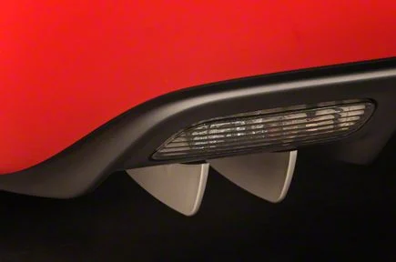 Altec Rear Aero Diffuser; Inferno Orange (05-13 Corvette C6)
