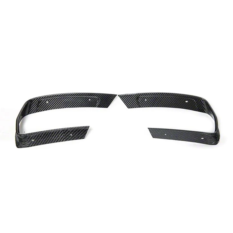 Rear Diffuser Exhaust Bezel; Carbon Fiber (20-26 Corvette C8)