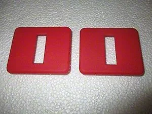 Seat Back Release Bezel; Torch Red (00-04 Corvette C5)