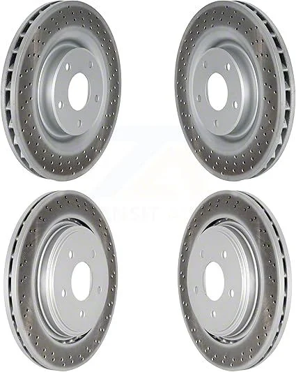 Vented Rotors; Front and Rear (05-09 Corvette C6 w/ Z51 Brake Package; 10-11 Corvette C6 Base w/ MagneRide; 12-13 Corvette C6 Base w/ Heavy Duty Brake Package)