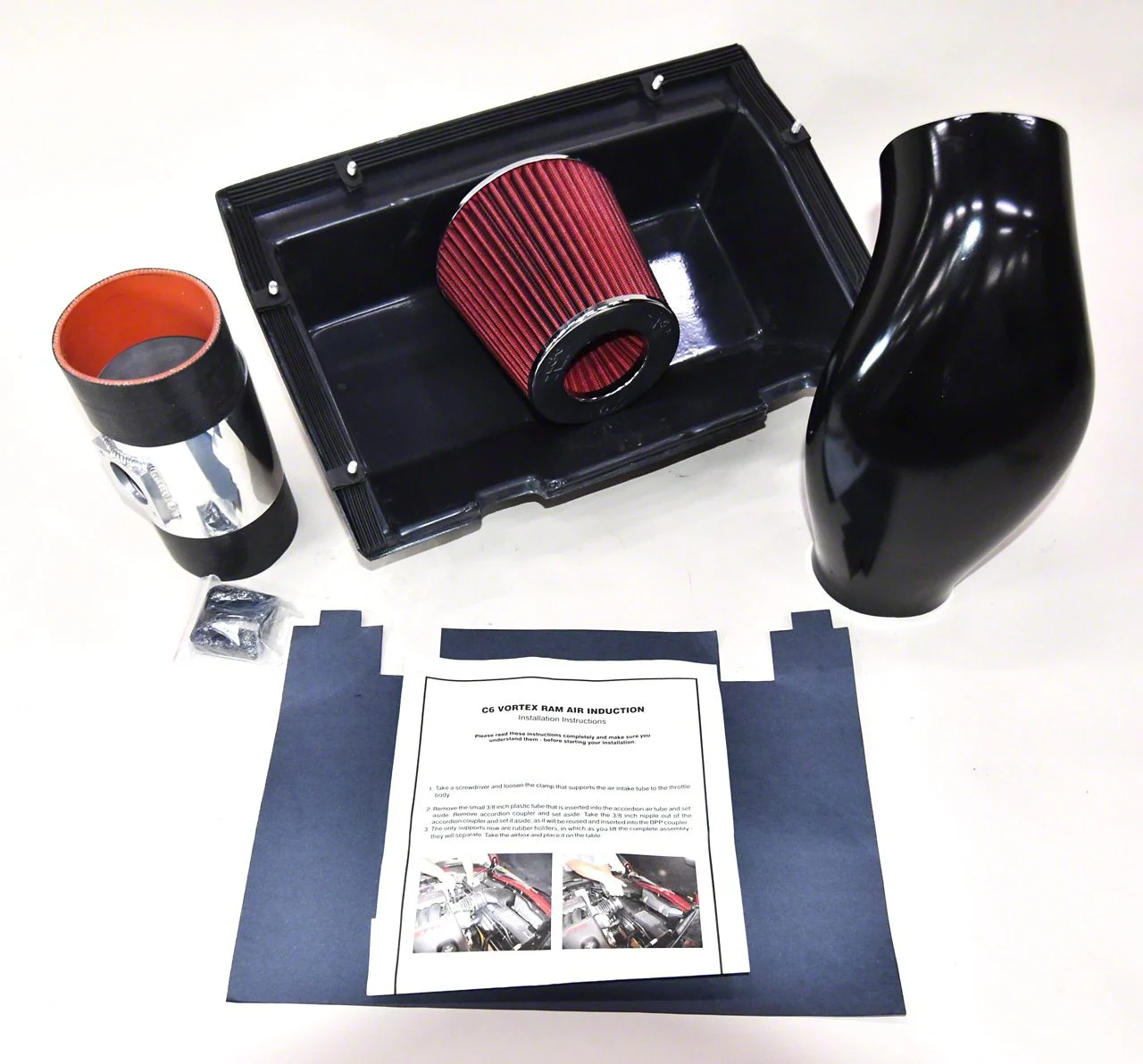 Vortex Ram Induction Cold Air Intake (08-13 6.2L Corvette C6, Excluding ZR1)