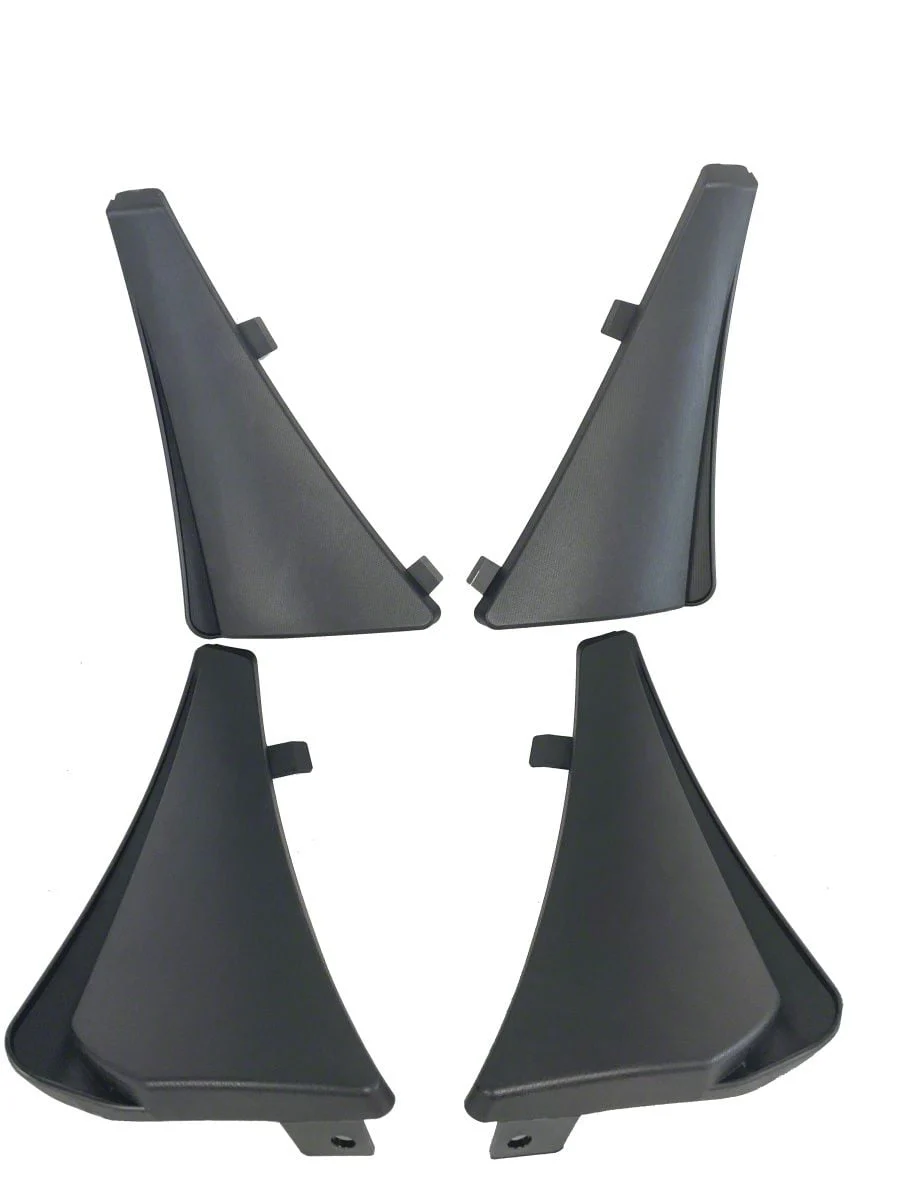 XL Premium Splash Guards; Arctic White (20-26 Corvette C8 Stingray)