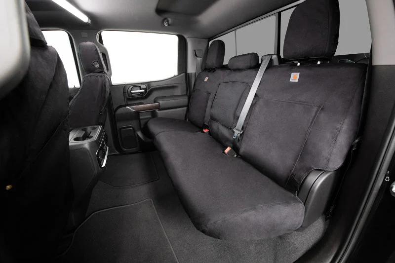 Covercraft 16-23 Toyota Tacoma Carhartt Super Dux SeatSaver Custom Second Row Seat Covers - Black