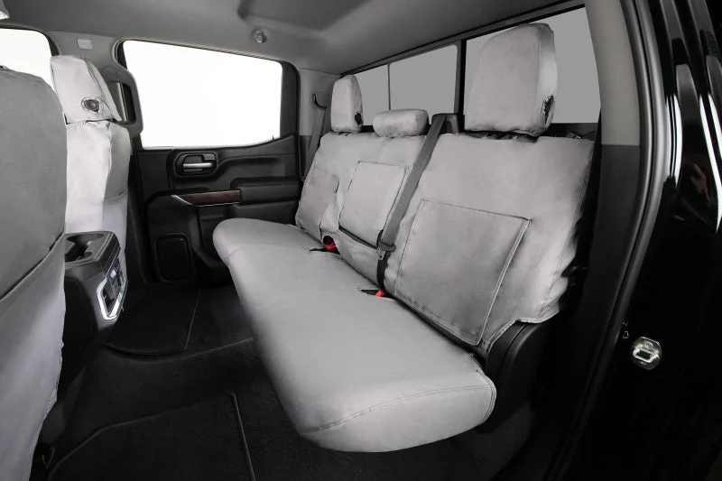Covercraft 22-24 Dodge RAM 2500/3500 Polycotton SeatSaver Custom Front Row Seat Covers - Grey