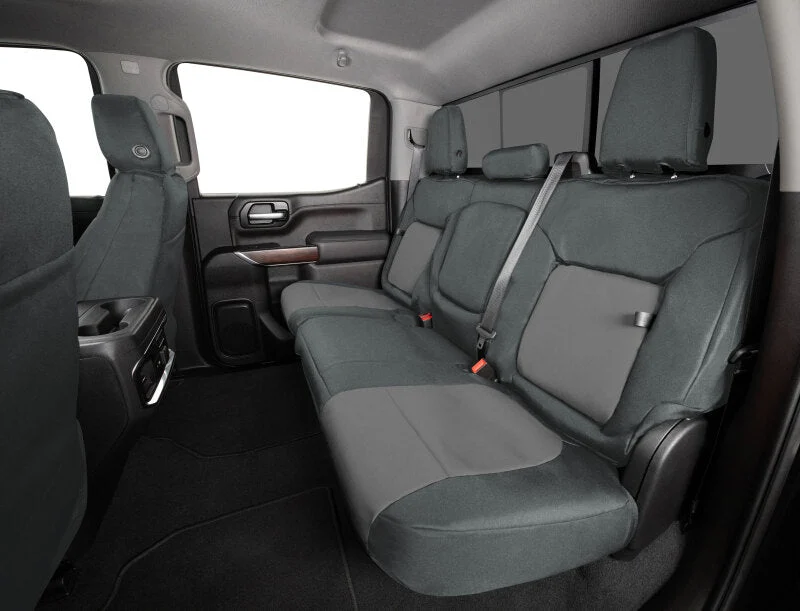 Covercraft 24-25 Ford F250-F550 Endura PrecisionFit Custom Front Row Seat Covers-Charcoal/Silver