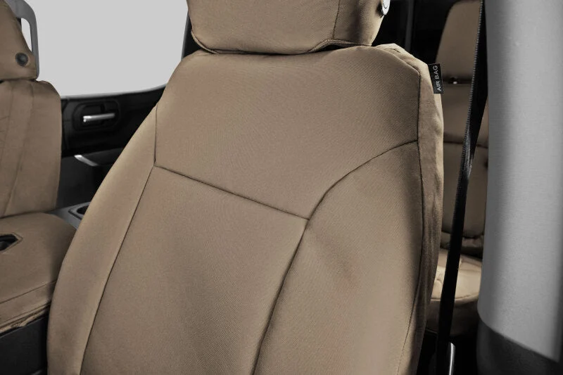 Covercraft 24-25 Ford F250-F550 Endura PrecisionFit Custom Front Row Seat Covers- Tan/Tan