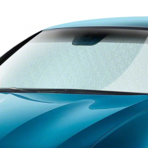 Covercraft UVS100 Heat Shield Premier Series Custom Sunscreen; Chrome Camouflage (24-26 Sierra 3500 HD SLE, SLT)