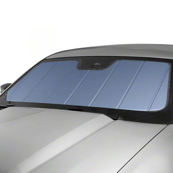 Covercraft UVS100 Heat Shield Custom Sunscreen; Blue Metallic (24-26 Silverado 2500 HD High Country, LT, LTZ)