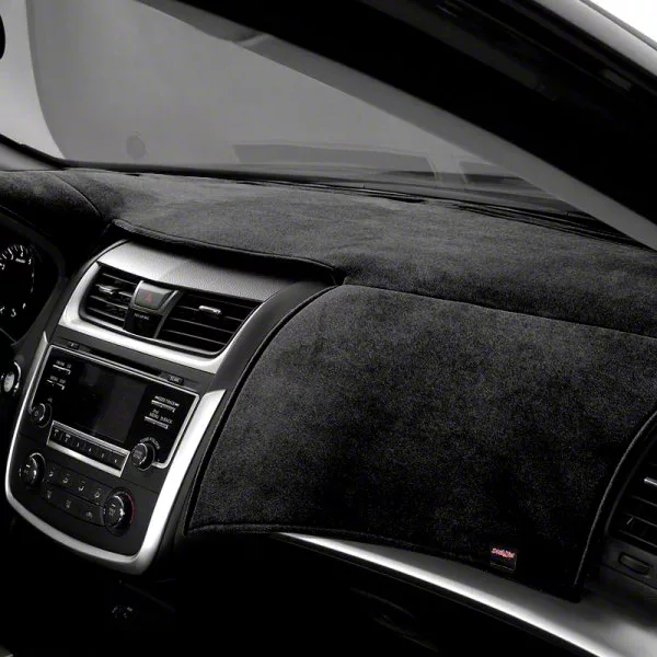 Covercraft VelourMat Custom Dash Cover; Black (24-26 Silverado 2500 HD w/ 13.40-Inch Infotainment Screen & Forward Collision Alert)