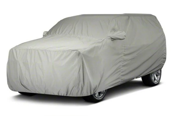Covercraft Custom Car Covers Polycotton Car Cover; Gray (21-26 Yukon)