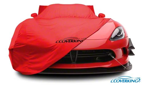 Coverking Satin Stretch Indoor Car Cover; Red (14-19 Corvette C7 Stingray Convertible)