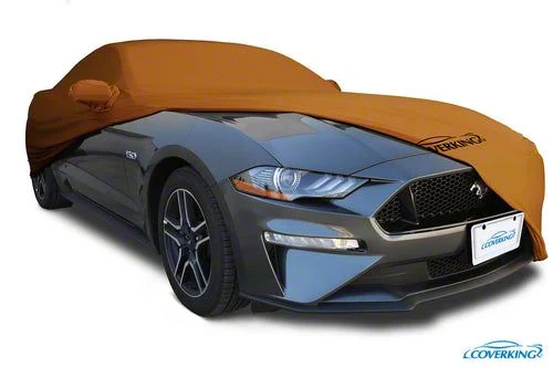 Coverking Satin Stretch Indoor Car Cover; Rust Orange (14-19 Corvette C7 Stingray Coupe)