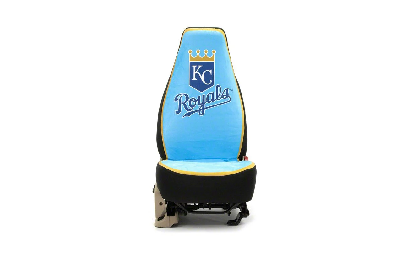 Coverking Universal Ultisuede Seat Cover with Kansas City Royals Logo (Universal; Some Adaptation May Be Required)