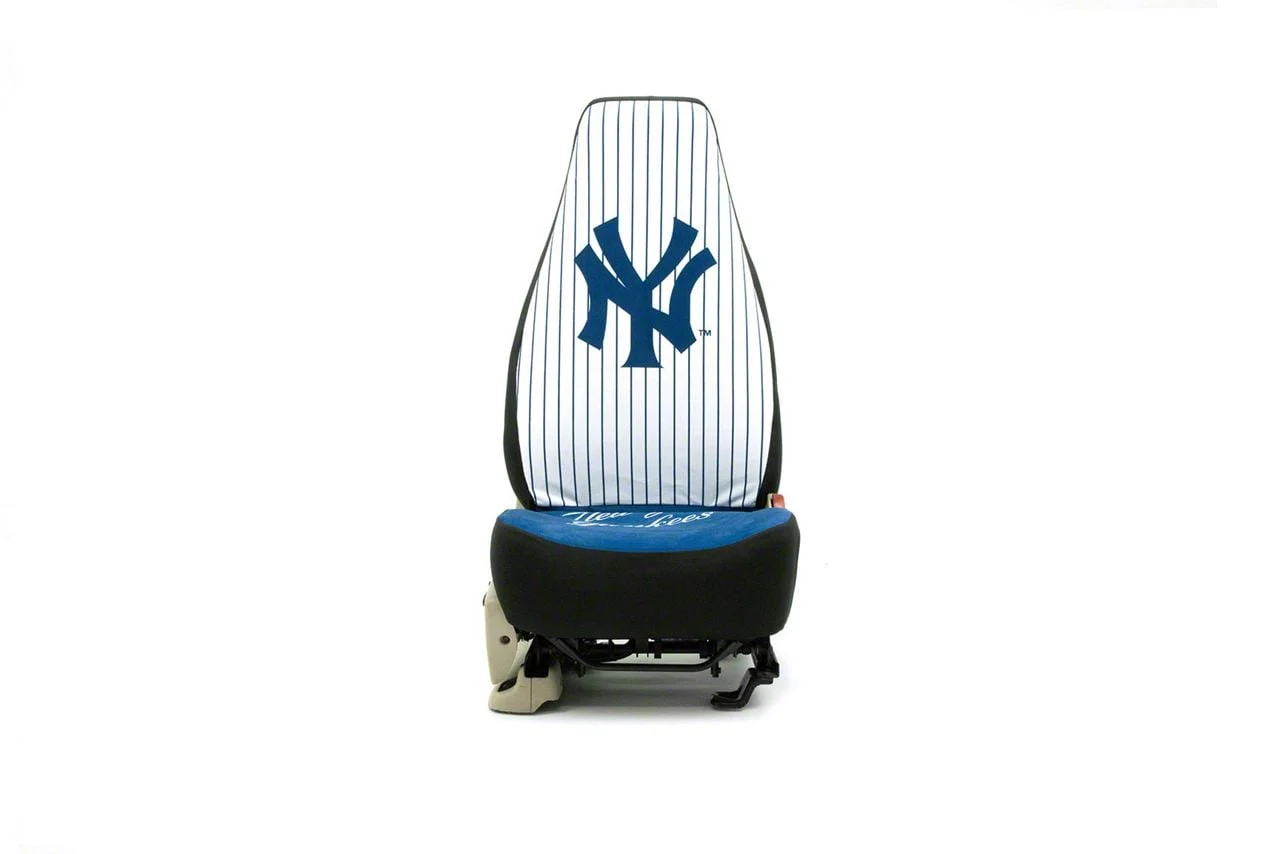 Coverking Universal Ultisuede Seat Cover with New York Yankees Logo (Universal; Some Adaptation May Be Required)