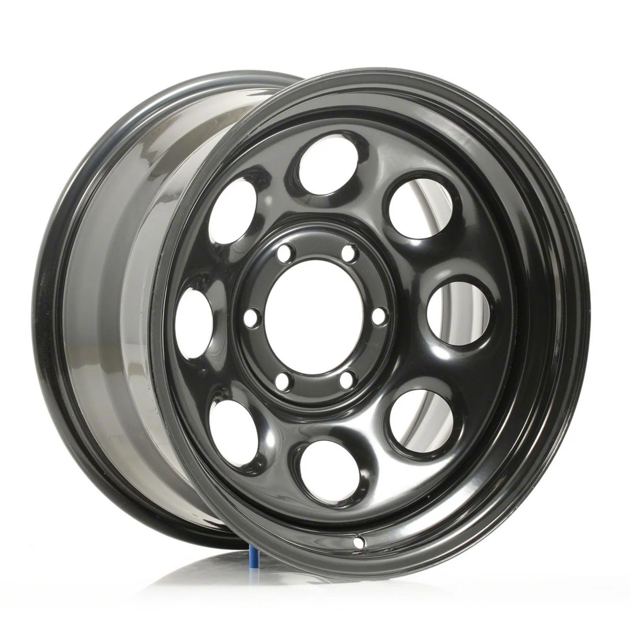 Cragar Soft 8 Steel Gloss Black 6-Lug Wheel; 17x9; 0mm Offset (07-14 Tahoe)