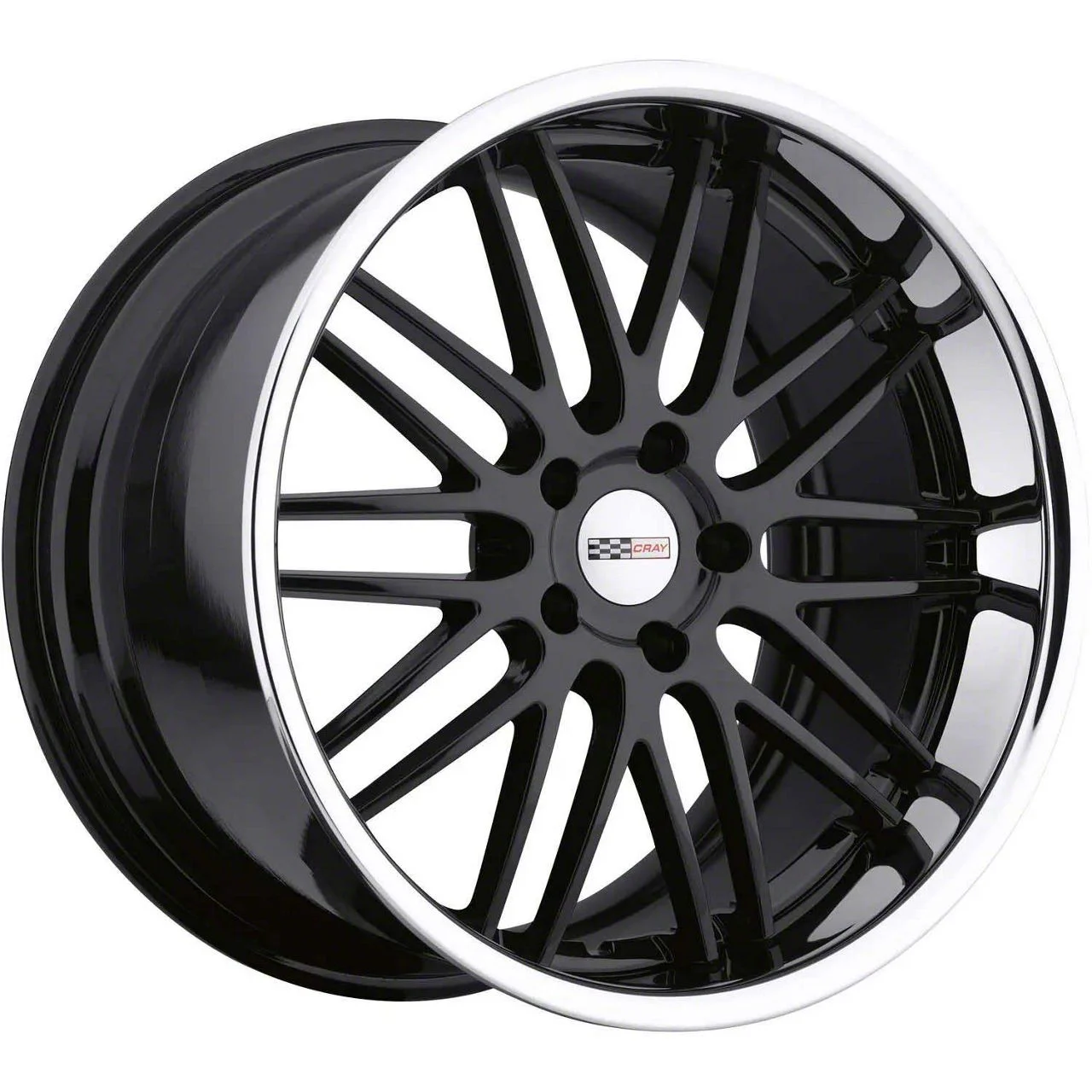 Cray Hawk Gloss Black Wheel; Rear Only; 20x11; 73mm Offset (14-19 Corvette C7)