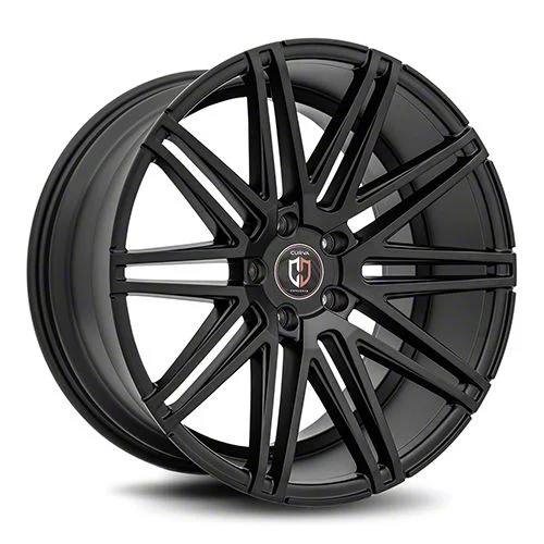 Curva Concepts C48 Matte Black Wheel; Rear Only; 20x10.5; 35mm Offset (16-24 Camaro)