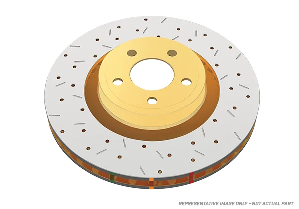 2001-2006 Mazda Tribute & More | DBA 4000 Series XS Cross-Drilled/Slotted Brake Rotor [Front] | DBA4957XS