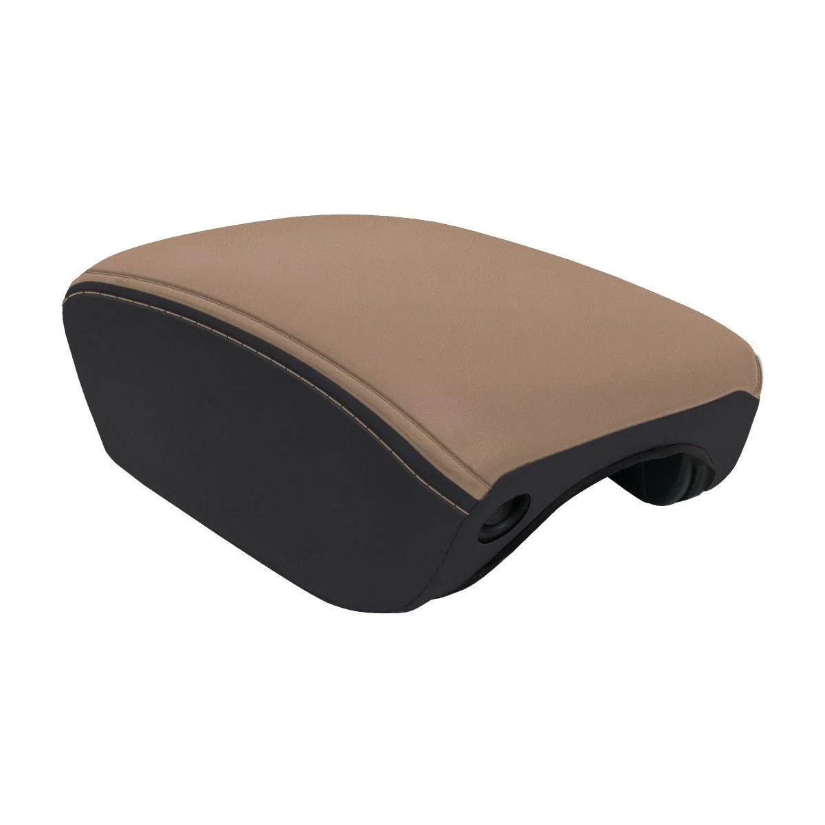 PRP 2018+ Jeep Wrangler JL / Jeep Gladiator JT Center Console Cover - Black/Tan