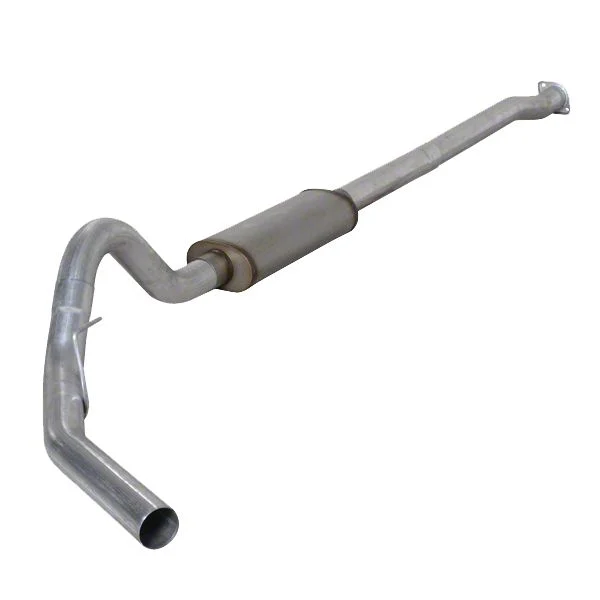 3.50-Inch Aluminized Steel Single Exhaust System; Side Exit (11-14 5.0L F-150)