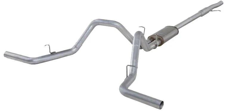 3-Inch Aluminized Steel Dual Exhaust System; Side Exit (15-18 5.3L Sierra 1500)