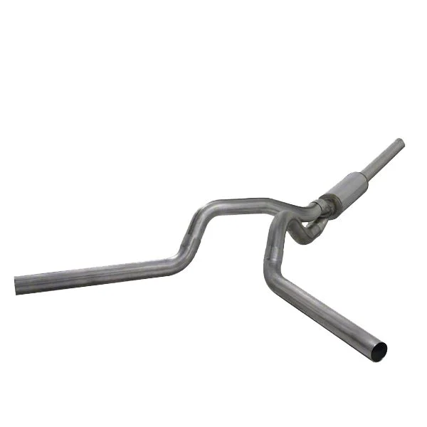 4-Inch Stainless Steel Dual Exhaust System; Side Exit (04.5-07 5.9L RAM 3500)