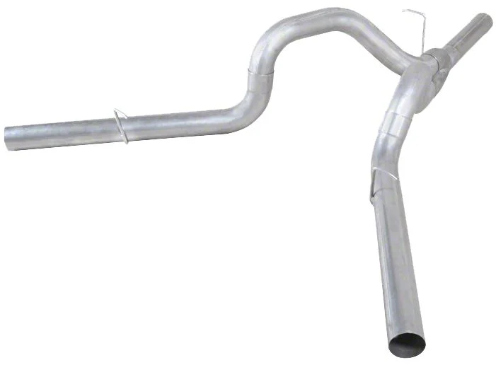 4-Inch Aluminized Steel DPF-Back Dual Exhaust System; Side Exit (11-14 6.6L Duramax Sierra 3500 HD)