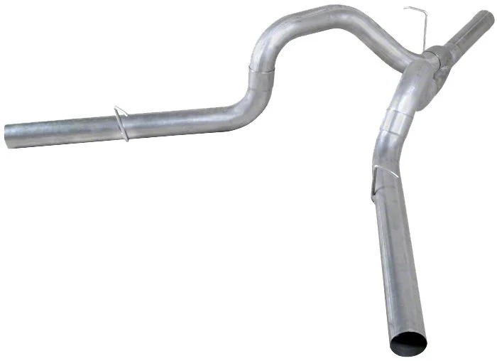 4-Inch Stainless Steel DPF-Back Dual Exhaust System; Side Exit (11-14 6.6L Duramax Silverado 2500 HD)