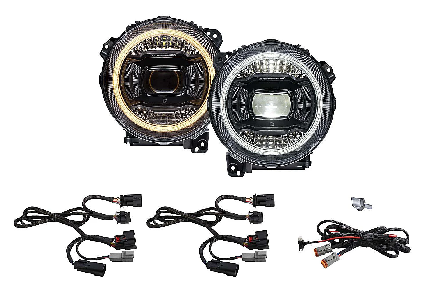Diode Dynamics DD5166 Elite LED Headlights for 18-26 Jeep Wrangler JL and Gladiator JT