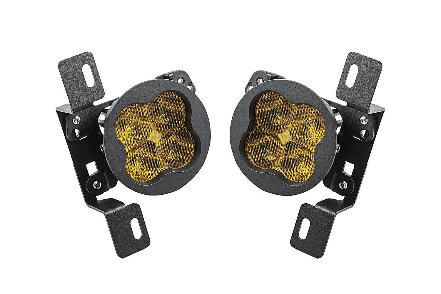 Diode Dynamics  SS3 Pro Type MR LED Fog Light Kit for 07-21 JK, JL, & Gladiator JT Rubicon with Steel Bumper SAE White  Pro Type MR Fog Lights for 07-26 JK, JL, & Gladiator JT Rubicon with Steel Bumper