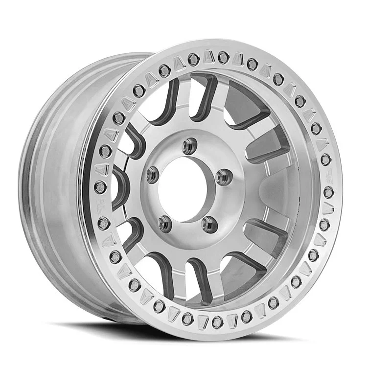 Dirty Life Race Wheels  Canyon Race Beadlock 9314 Wheel for 07-26 Jeep Wrangler JK, JL & Gladiator JT 17x9 with 3.5in Backspace in Machine Finish for 07-26 Jeep Wrangler JL, JK & Gladiator JT