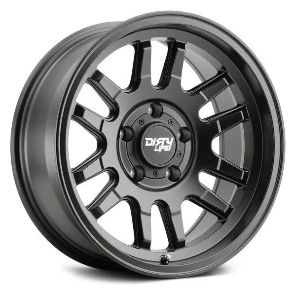 Dirty Life Canyon Matte Black 5-Lug Wheel; 17x9; 0mm Offset (05-11 Dakota)