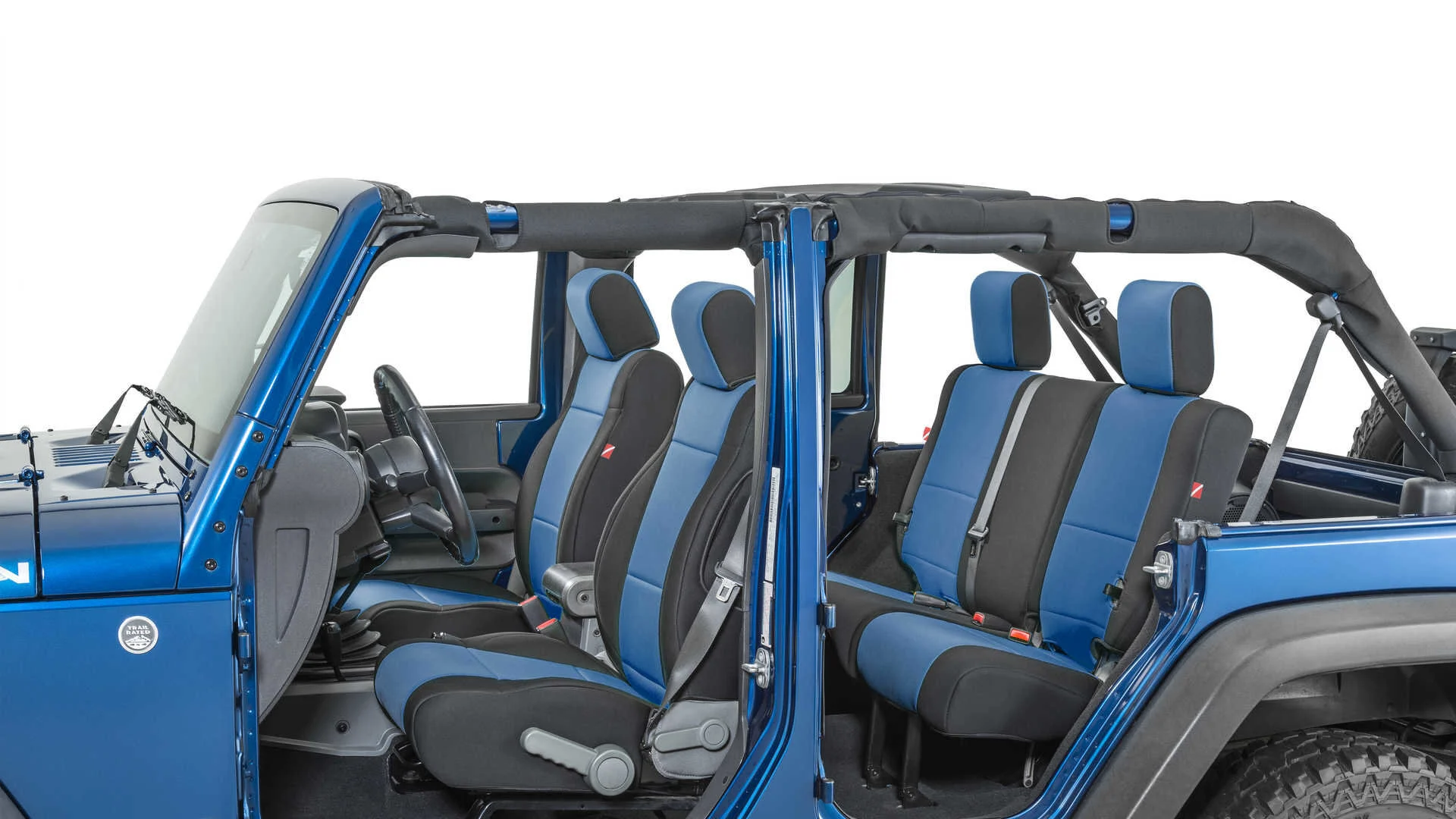 Diver Down  Front and Rear Neoprene Seat Covers   for 07-18 Wrangler JK Unlimited 4-Door