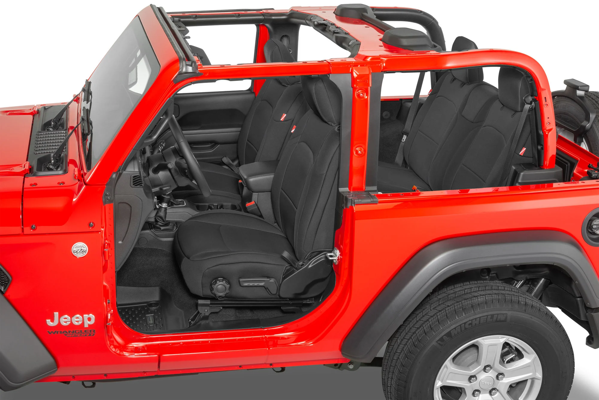 Diver Down  Front and Rear Neoprene Seat Covers for 18-26 Jeep Wrangler JL 2-Door