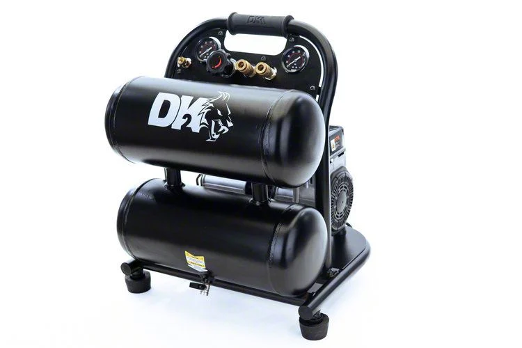 DK2 4-Gallon Ultra Silent Air Compressor Kit