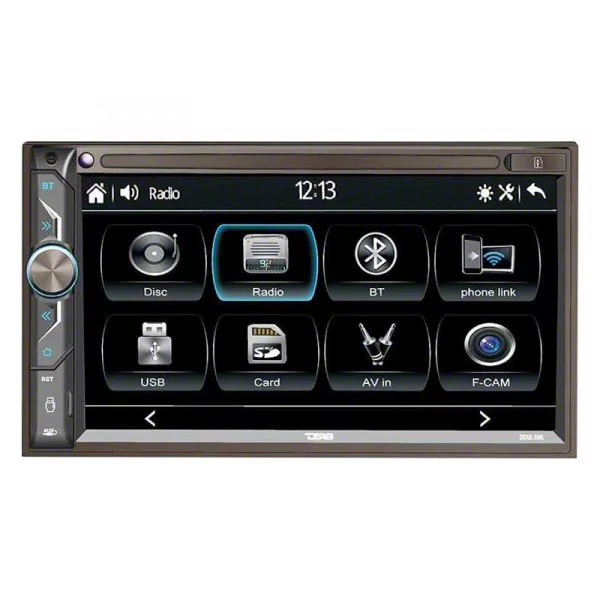 DS18 6.90-Inch Touchscreen Mechless Double-Din Headunit with Bluetooth (Universal; Some Adaptation May Be Required)