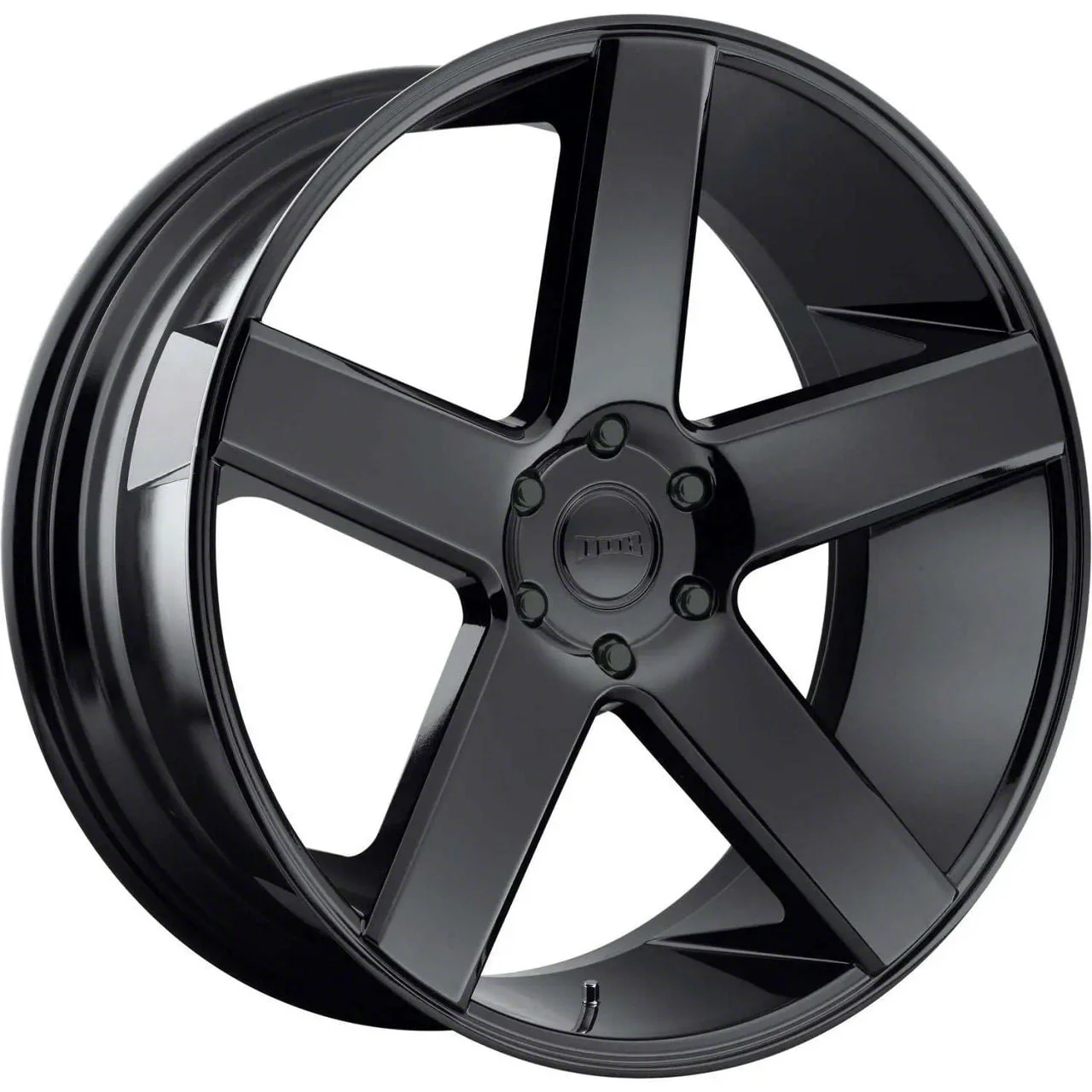 DUB Baller Gloss Black Wheel; 22x9; 15mm Offset (11-23 RWD Charger, Excluding Widebody)