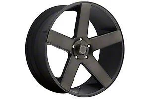 DUB Baller Matte Black Double Dark Tint Wheel; 22x9; 15mm Offset (11-23 RWD Charger, Excluding Widebody)
