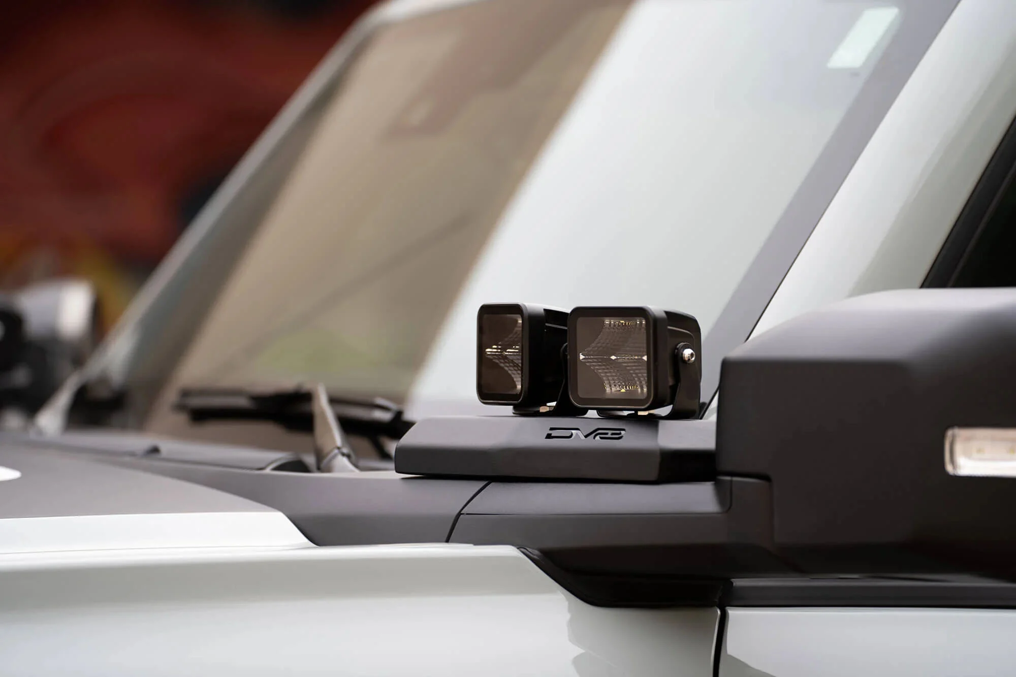 DV8 Offroad LBBR-02 A-Pillar Pod Light Mounts for 21-26 Ford Bronco