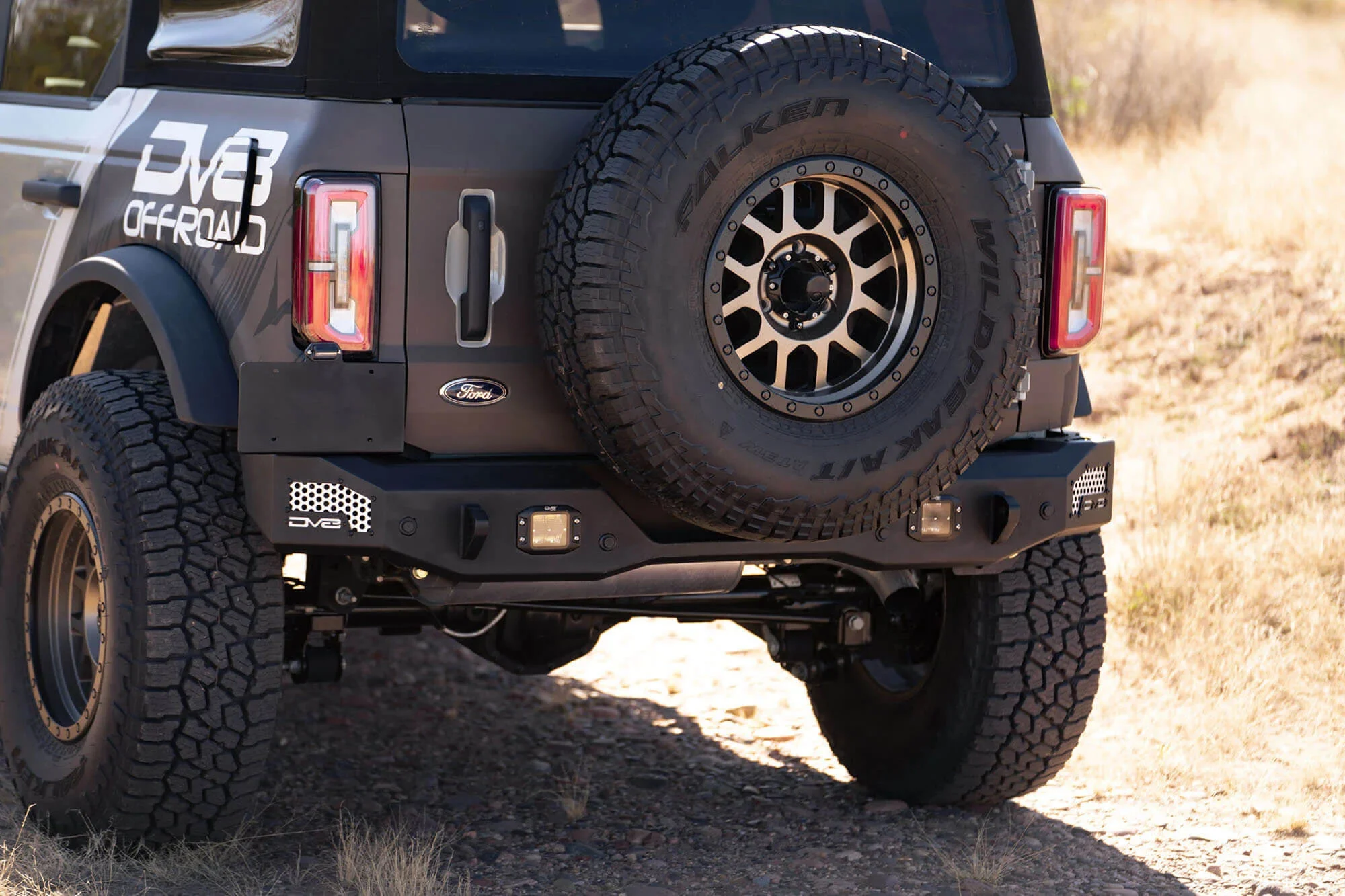 DV8 Offroad RBBR-01 MTO Series Rear Bumper for 21-26 Ford Bronco