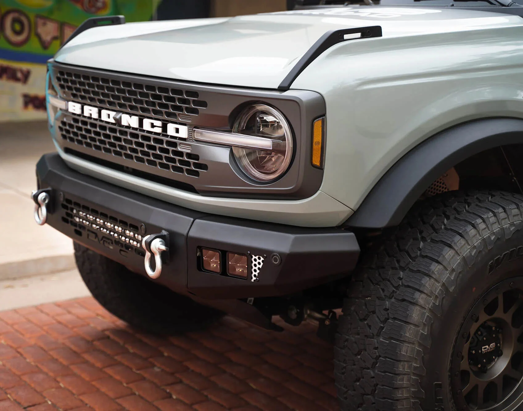 DV8 Offroad FBBR-03 OE Plus Series Front Bumper for 21-26 Ford Bronco