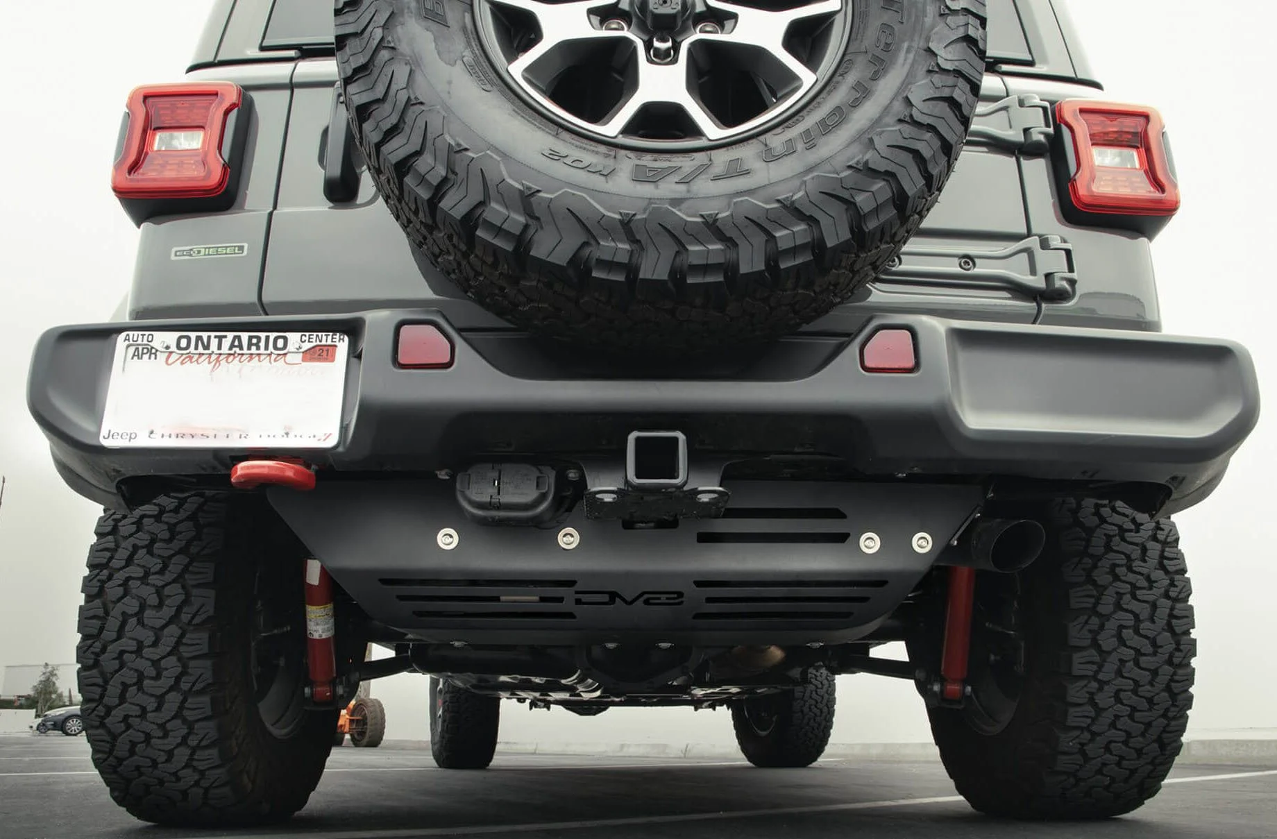 DV8 Offroad SPJL-05D Diesel Rear Skid Plate for 18-21 Jeep Wrangler JL