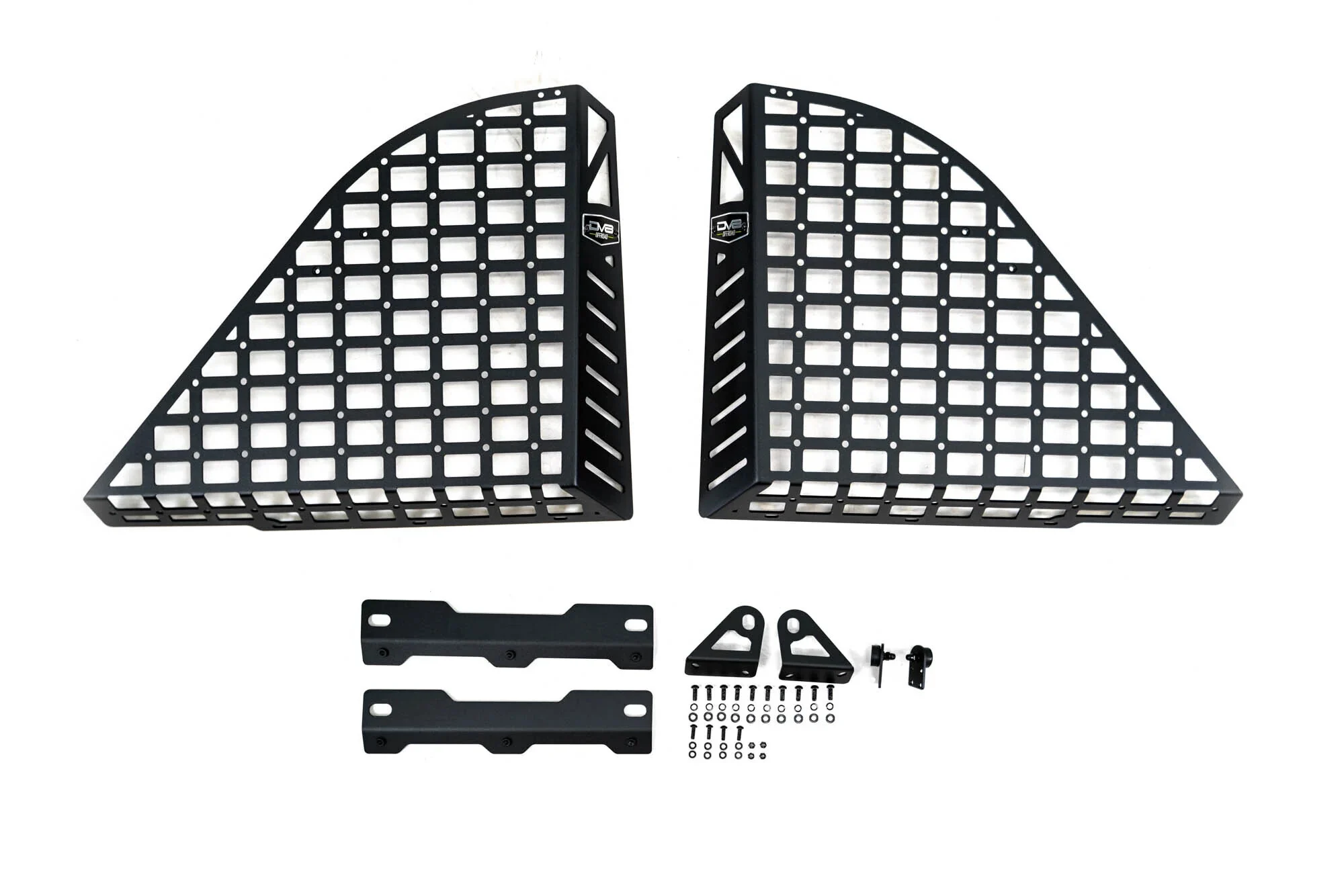 DV8 Offroad MPJL-02 Rear Window Pocketed MOLLE Panels for 18-25 Jeep Wrangler JL Unlimited 4-Door