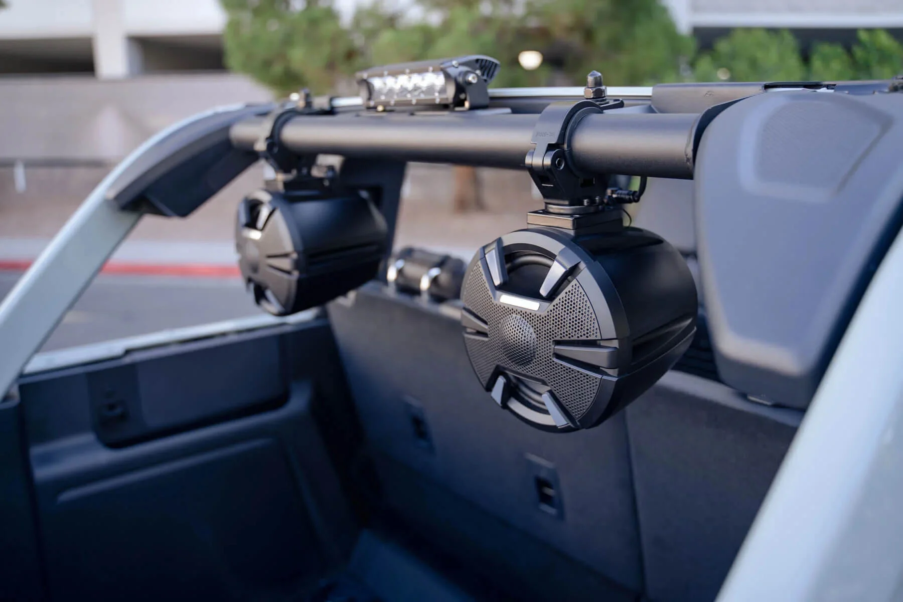 DV8 Offroad BRSB-01 Rear Speaker & Light Mount Bar for 21-26 Ford Bronco 4-Door
