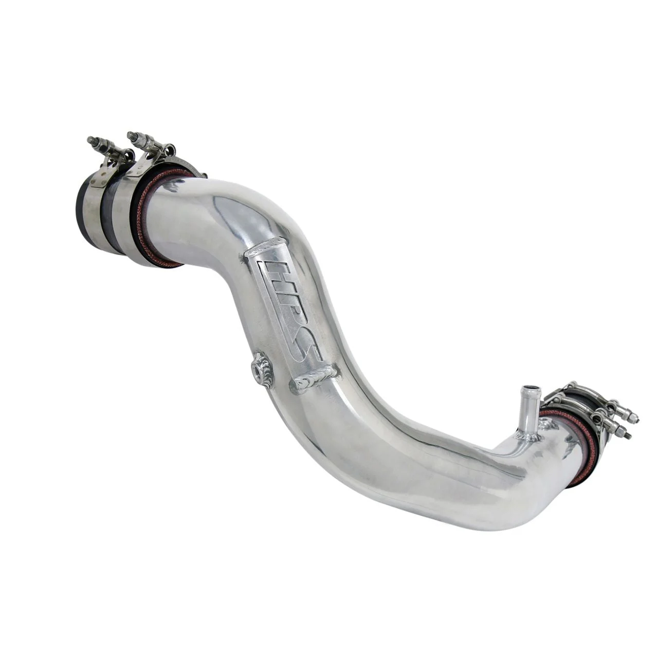HPS Polish Intercooler Hot Charge Pipe Turbo Boost 16-17 Lexus IS200t 2.0L Turbo