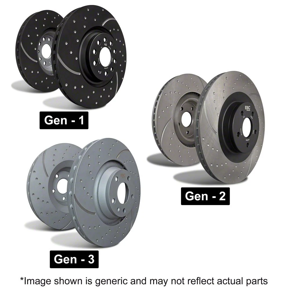 EBC Brakes GD Sport Slotted 5-Lug Rotors; Rear Pair (Late 00-03 F-150 Lightning)